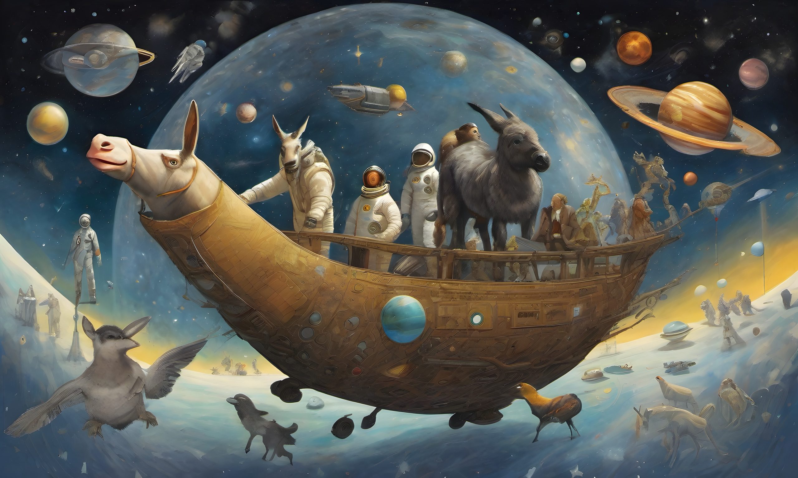 AI SDXL 43 – Spacehorse