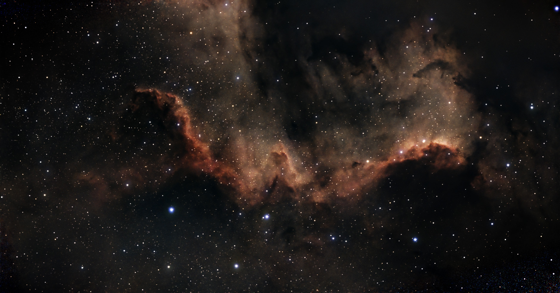 Nordamerikanebel (Ausschnitt NGC 7000) 14 Nordamerikanebel (Ausschnitt NGC 7000)