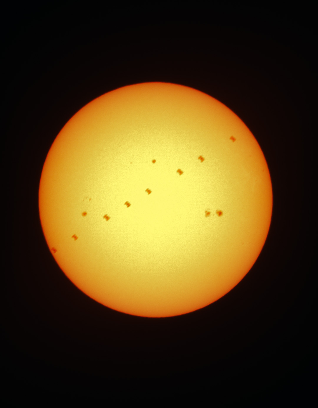 Sonnentransit ISS