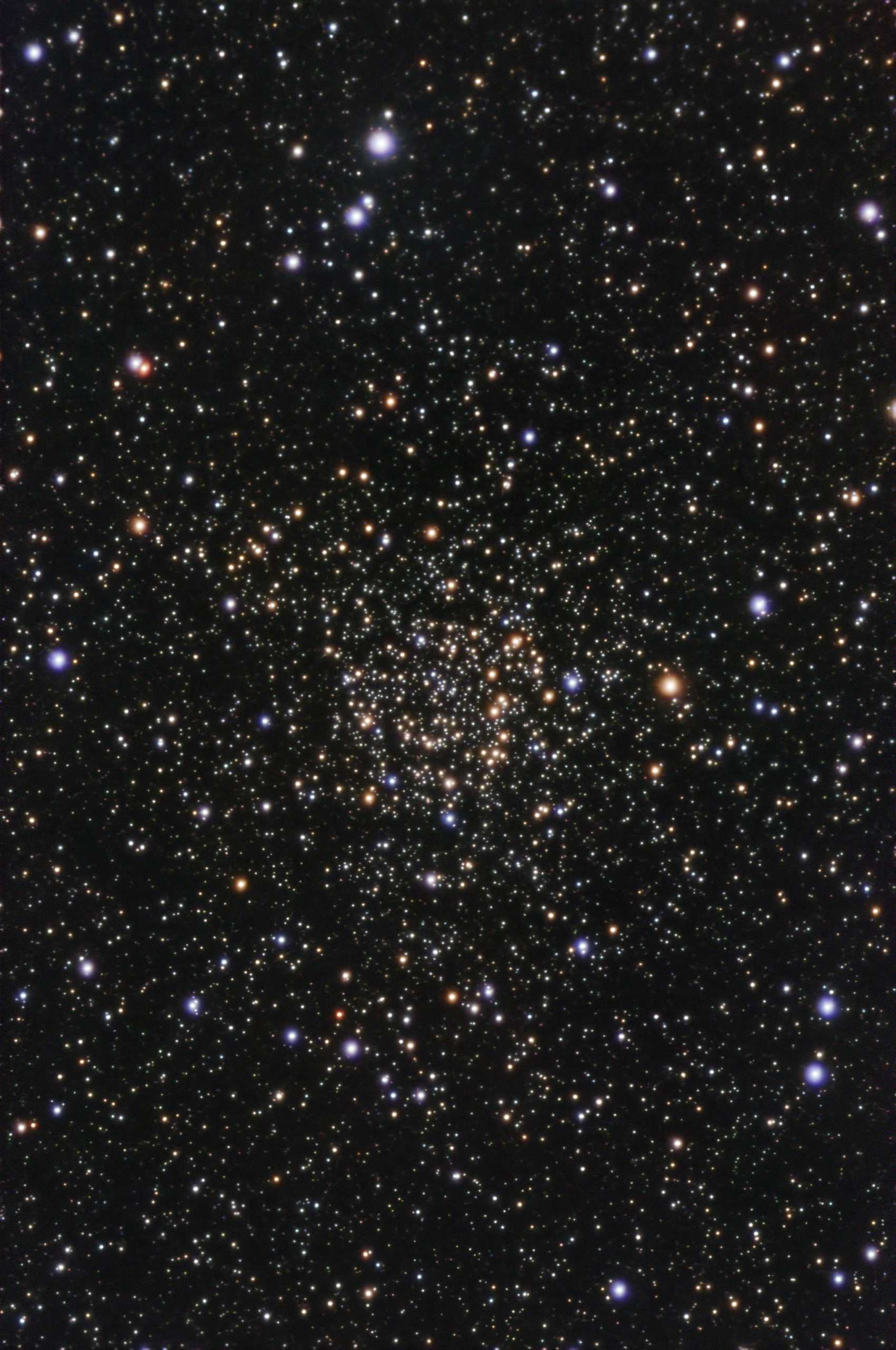 Caroline's Rose (White Rose Cluster, NGC 7789) 1 NGC7789 484x20sec APP drizzle 2x PixInsight crop 1 scaled