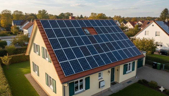 Wie lange benötige ich mit einer privaten PV-Anlage, um 1 GWh Strom zu erzeugen?