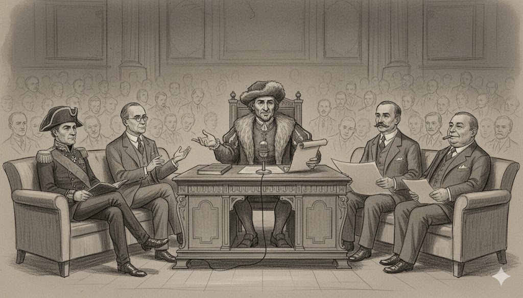 The Thought Engine (2) – Vergangenheit fragt Zukunft: AI im Talk mit Friedrich dem Großen, Walther Rathenau, Robert Bosch und Ludwig Erhard