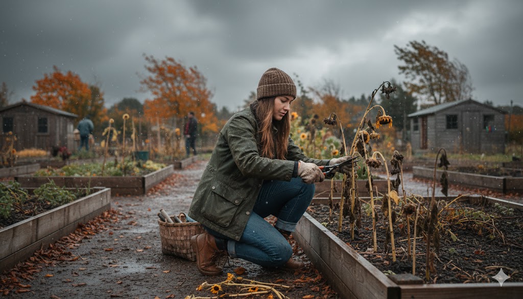 Was kann ich im Oktober im Garten noch anbauen?
