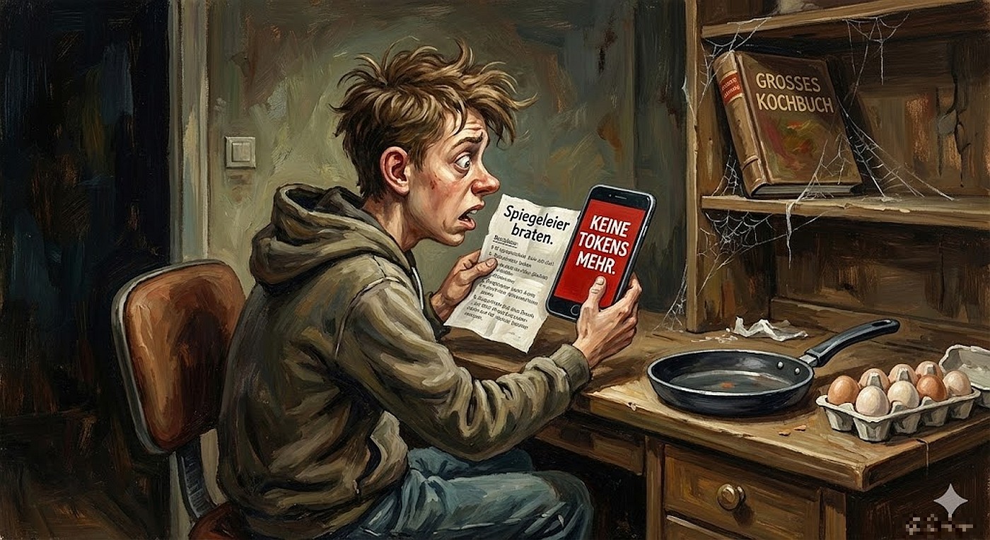 KI Karikatur Kabinett (1) - Spiegeleier